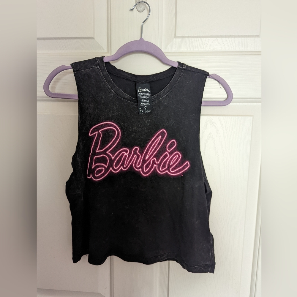 Large Barbie crop top